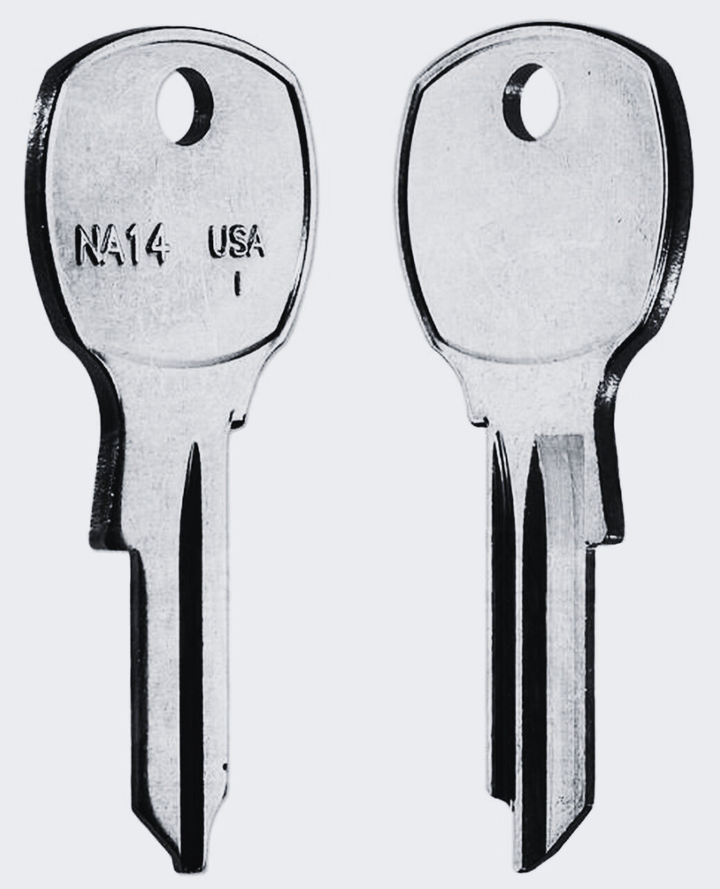 1069L / NA14 Mailbox Key Blank – 50-Pack – High-Quality Replacement Keys for Mailboxes