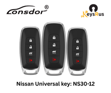 LONSDOR Nissan Style 4-Button Universal Smart Key – NS30-12 ID46+ID47+ID4A
