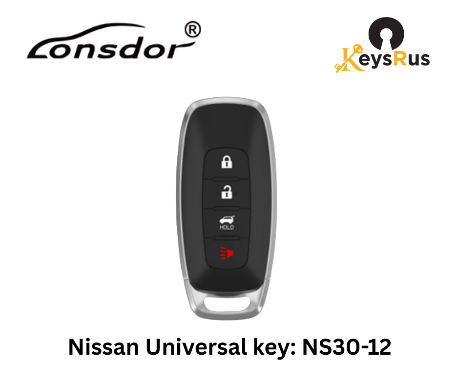 LONSDOR Nissan Style 4-Button Universal Smart Key – NS30-12 ID46+ID47+ID4A