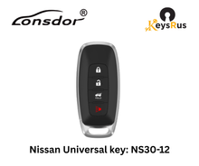 LONSDOR Nissan Style 4-Button Universal Smart Key – NS30-12 ID46+ID47+ID4A