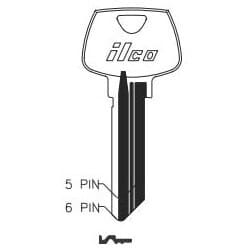 O1007HN Key Blanks – 10-Pack – Durable Replacement Keys for Various Lock Systems