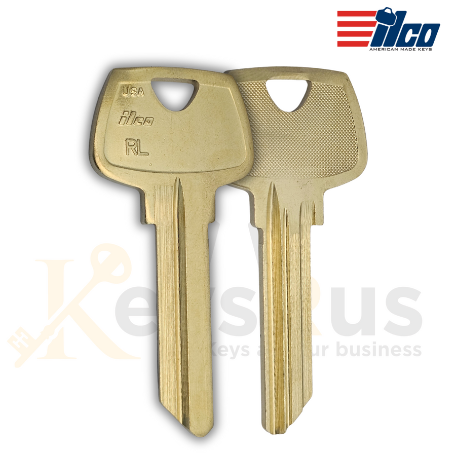 O1007RMA Master Key Blanks, 10-Pack Precision Brass Key Blanks for Mailbox & Utility Locks, Compatible with RMA Lock Systems