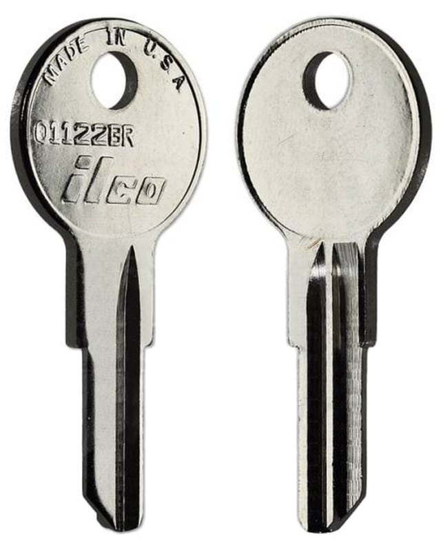 O1122BR Key Blanks for Residential & Commercial Keys - 10/Pack - ILCO