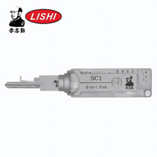 ORIGINAL LISHI - SC1 / 5-Pin / Schlage Keyway Tool / 2-In-1 Pick & Decoder / AG