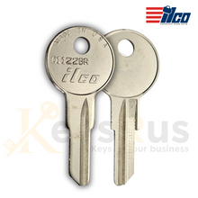 O1122BR Key Blanks for Residential & Commercial Keys - 10/Pack - ILCO