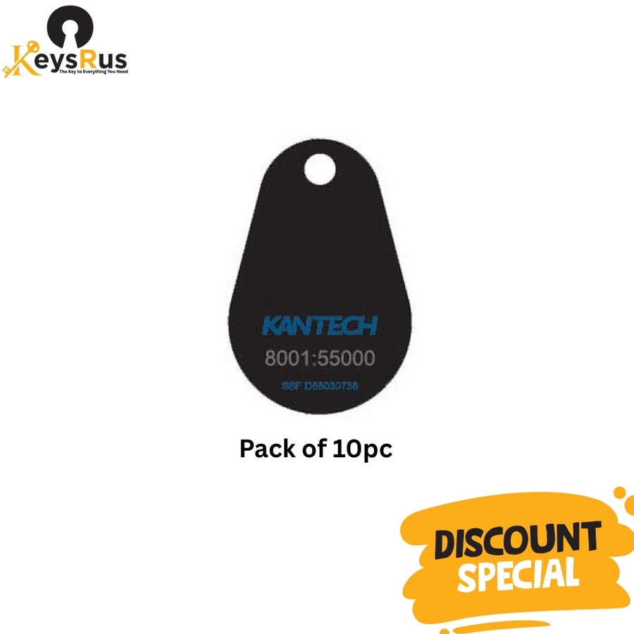 Kantech MFP-2KKEY ioSmart Keytag, MIFARE Plus EV1 2K, Kantech SSF, 10pc