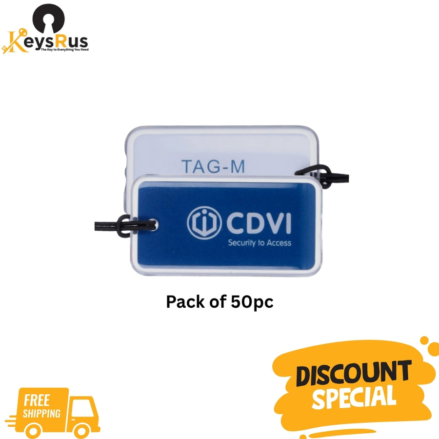 CDVI TAG-M, EMifare Classic 1K Tag, 13.56Mhz, 50 pc