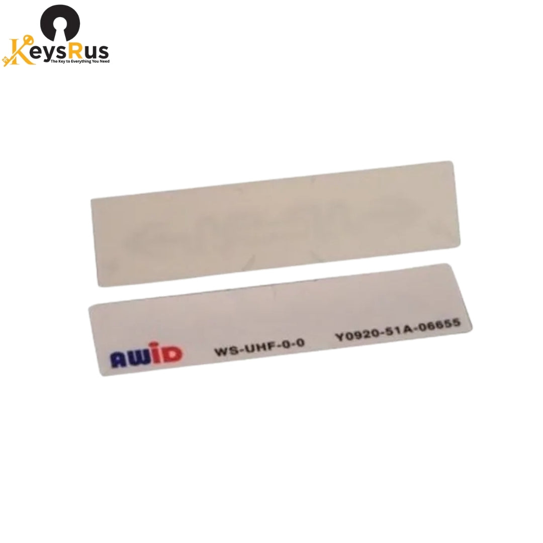AWID WS-UHF-0-0 Windshield TAG | Adhesive Mount for use with LR-2000 and LR-3000 Readers | 1 pc