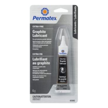 Permatex Extra-Fine Graphite Lubricant – 9g | Dry Powder Lubricant