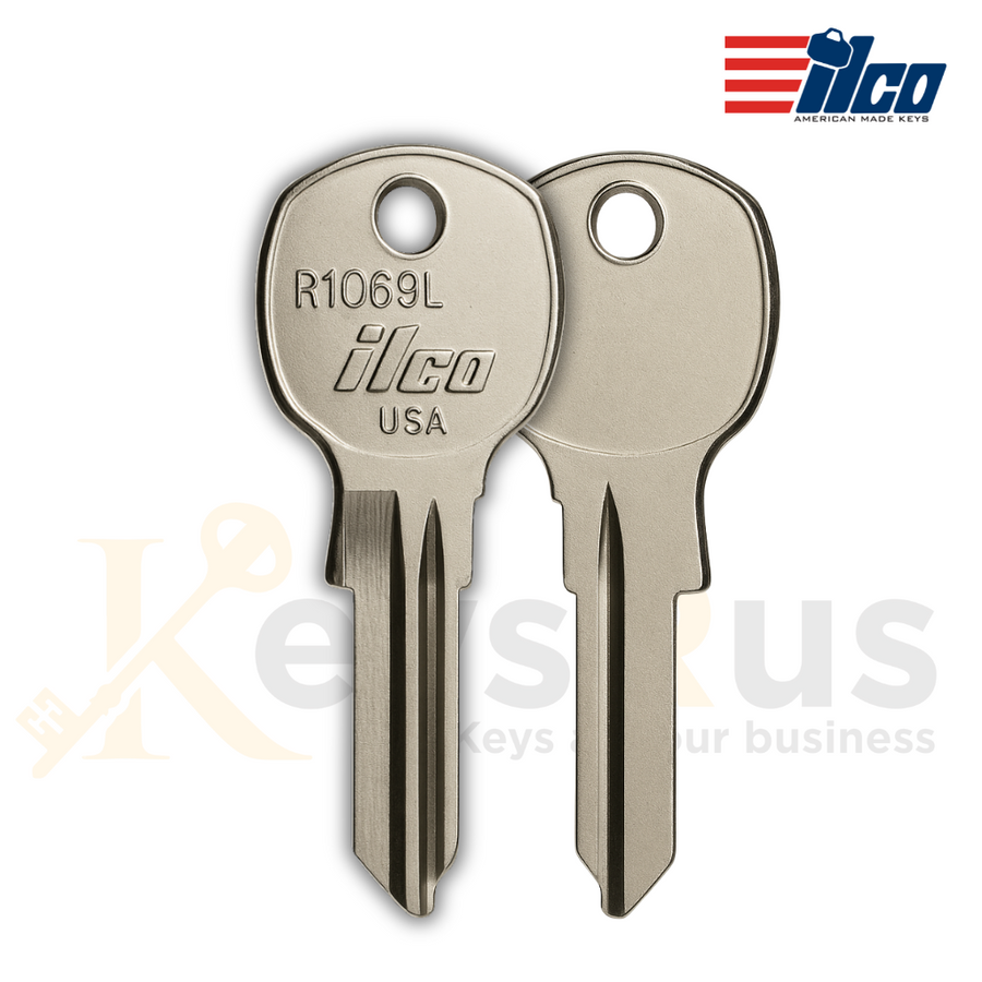 R1069L Key Blanks for Residential & Commercial Locks, 10-Pack (ILCO)
