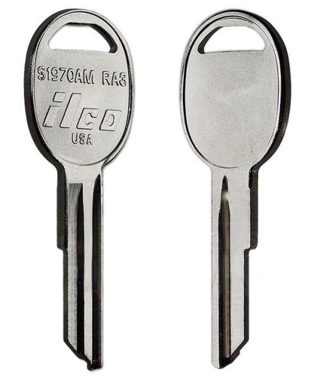 S1970AM / RA3 Key blanks for Construction & Equipment Keys 10/pack ILCO