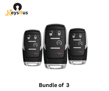 2019–2022 Dodge Ram Pickup HD 2500–5500 – 4-Button Smart Key (Aftermarket) 3-Pack
