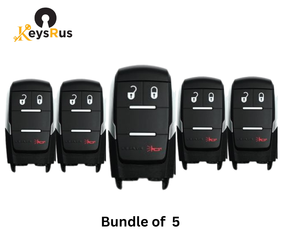 2019–2022 Dodge Ram Pickup – 3-Button Smart Key (Aftermarket Replacement)