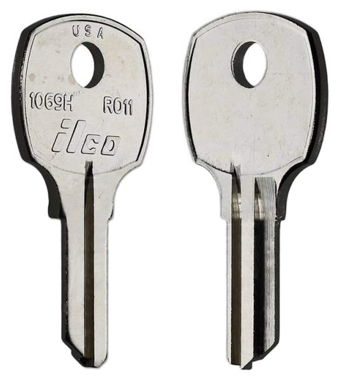 1069H / RO11 Key Blank for Cabinet and Mailbox – 10/Pack