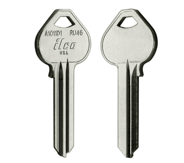 ILCO A1011D1 / RU46 Key Blanks – D1 Section – 6 Pin for Russwin Locks | Brass | 10 Pack