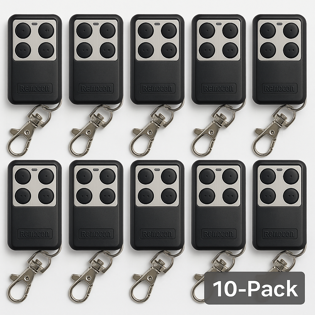 REMOCON Ver.2 285CHML Universal Garage Door Remote – 10 Pack