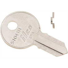 S1041H 10/Pack Cylinder Lock Key Blank, Double-Sided, Brass, Nickel Plated, For Illinois