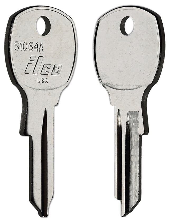 S1064A Key Blank – Furniture & Mailbox Key Blank – 10/Pack ILCO | Durable Key Blanks for Secure Locking