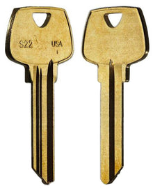 S22-BR Key Blanks – 50-Pack – Premium Quality Replacement Keys for Secure Lock Systems