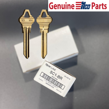 SC1-BR Key Blanks – 50 Pack