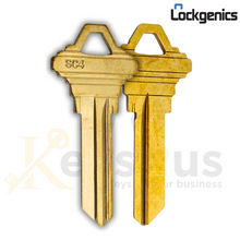 SC4-BR Lockgenics Key Blanks – 6-Pin – 300 Pack – Premium Brass Key Blanks for Residential & Commercial Locks