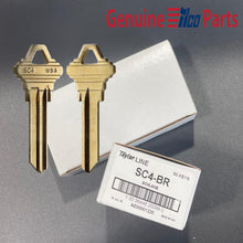 ILCO SC4 1145A Brass Key Blanks – 50 Pack | 6-Pin C Section | High-Quality Replacement Keys for Schlage Locks