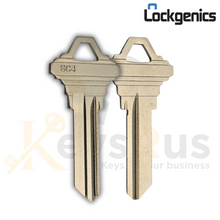 SC4-NP Key Blank – 6-Pin C Section – Nickel Plated – Compatible with Schlage – 50 Pack LocKGenics