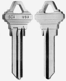 SC4-NP Schlage Key Blanks – 10 Pack | 6-Pin C Section | Durable Replacement Keys for Residential & Commercial Locks