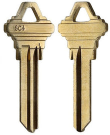 SC4-BR LockGenics Key Blanks – 50 Pack – Brass 6-Pin Key Blanks for Schlage Locks