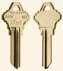 SC7-BR Key Blanks – 50/Pack 5 pin key blank