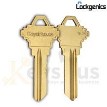 SC20-BR KEYSRUS Key Blanks – 6-Pin – Brass – L Section – 10 Pack – Uncut for Schlage-Compatible Secure Locks