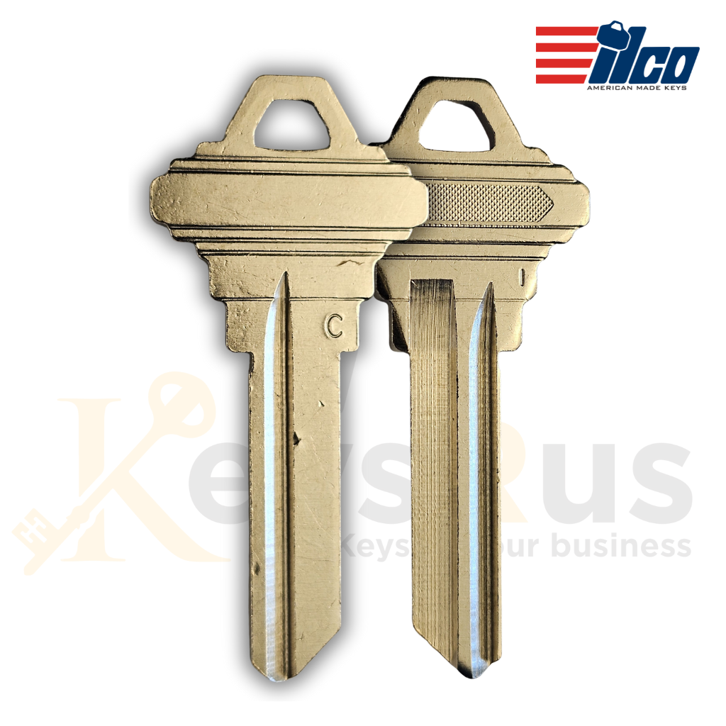 SCHLAGE 101-C Keyway Lookalike Key Blanks – 10 Pack | 6-Pin Compatible with C long  Keyway | Durable Nickel-Plated Brass