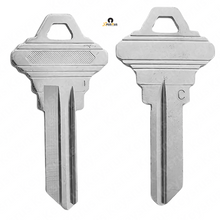 Schlage 100-C Keyway Key Blanks – 5-Pin – Nickel Silver – 10 Pack – Uncut for SC1-Compatible Schlage Locks (No Markings)