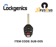 2010–2014 Subaru Impreza Forester Outback / 4-Button Remote Head Key | LOCKGENICS | FCC ID: CWTWBU766 (Aftermarket)