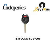 2011–2014 Subaru Impreza Forester Outback / 4-Button Remote Head Key | LOCKGENICS | FCC ID: CWTWB1U811 (Aftermarket)