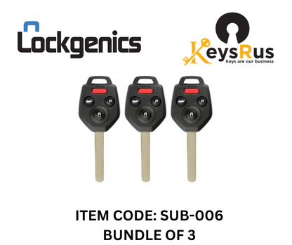2011–2014 Subaru Impreza Forester Outback / 4-Button Remote Head Key | LOCKGENICS | FCC ID: CWTWB1U811 (Aftermarket)
