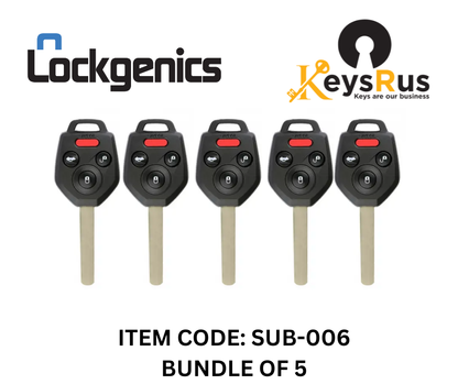 2011–2014 Subaru Impreza Forester Outback / 4-Button Remote Head Key | LOCKGENICS | FCC ID: CWTWB1U811 (Aftermarket)