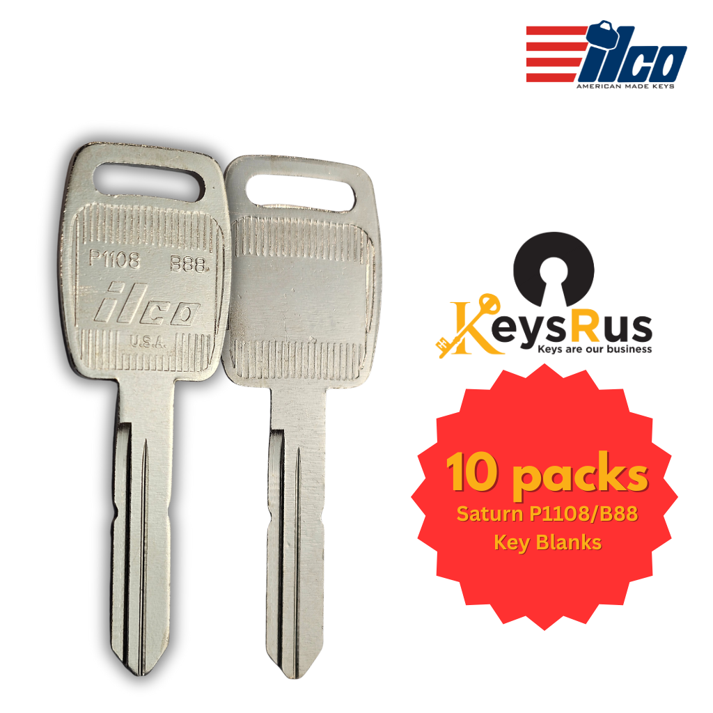 Saturn P1108 / B88 Key Blanks 10/pack