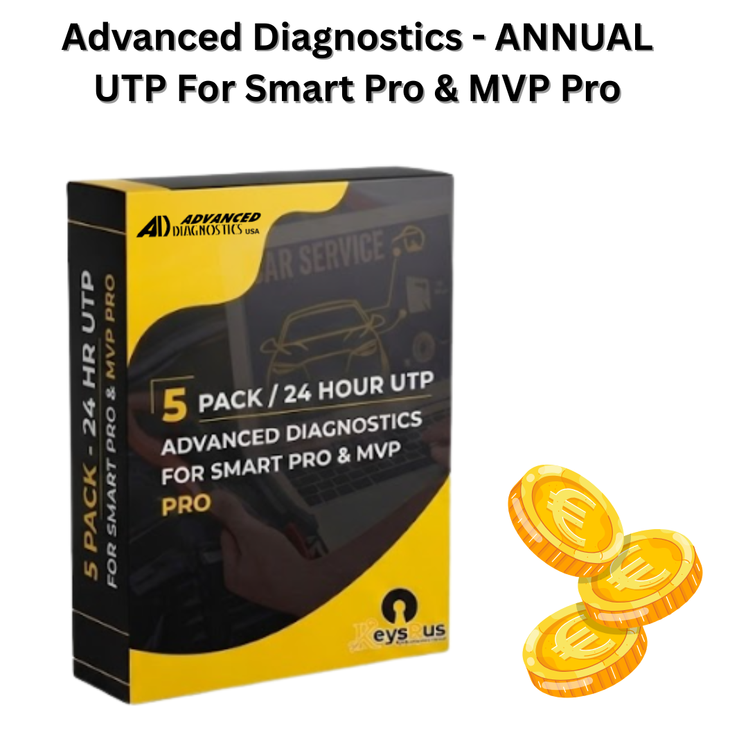 Advanced Diagnostics 5 Days UTP (Unlimited Token Plan) for Smart Pro Key Programmers