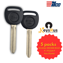 Strattec 692366 B110-P / P1114-P Key Blank – 5 per Pack for Chevrolet, GMC, Hummer, and Isuzu