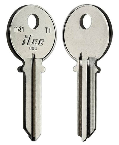 1141 / T1 Key Blanks for Residential & Commercial Locks – 10-Pack (ILCO)