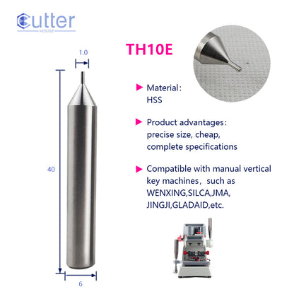 CutterHouse – Carbide Tracers (1.0mm / 1.5mm / 2.0mm / 2.5mm) – Compatible with Xhorse, Silca, Triton, Wenxing & More