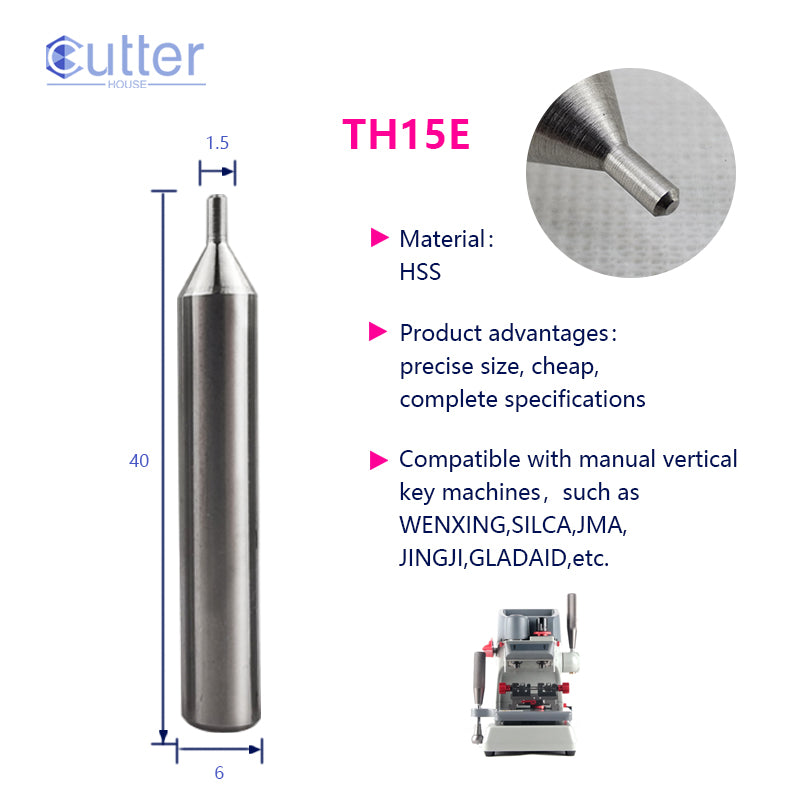 CutterHouse – Carbide Tracers (1.0mm / 1.5mm / 2.0mm / 2.5mm) – Compatible with Xhorse, Silca, Triton, Wenxing & More