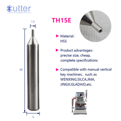 CutterHouse – Carbide Tracers (1.0mm / 1.5mm / 2.0mm / 2.5mm) – Compatible with Xhorse, Silca, Triton, Wenxing & More