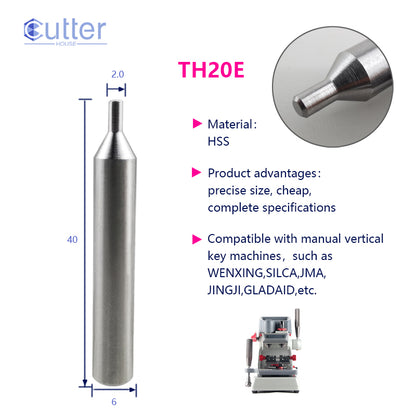 CutterHouse – Carbide Tracers (1.0mm / 1.5mm / 2.0mm / 2.5mm) – Compatible with Xhorse, Silca, Triton, Wenxing & More
