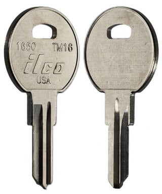 1650 / TM16 Key Blanks for RV & Camper – 10/Pack ILCO | Durable Replacement Keys