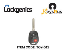 2013-2021 Toyota RAV4 Highlander / 3-Button Remote Head Key / GQ4-52T (H Chip) (Aftermarket)