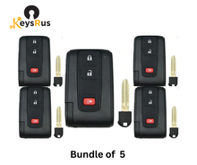 2004–2009 Toyota Prius – 3-Button Smart Key (Without Smart Entry) – Aftermarket 5-Pack