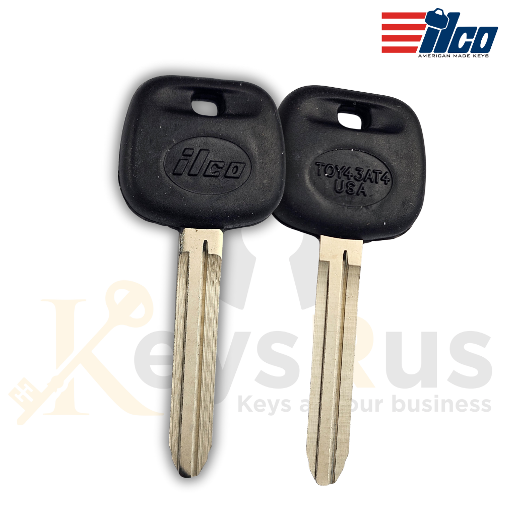 TOY43AT4 TOYOTA TRANSPONDER key blank Ilco