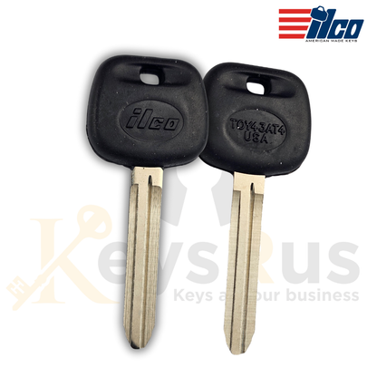 TOY43AT4 TOYOTA TRANSPONDER key blank Ilco